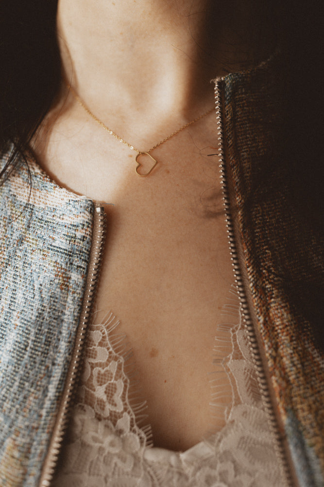 Collier cœur LOT.