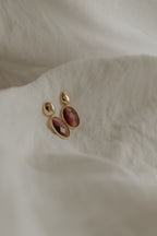 Earrings Lucy Purple