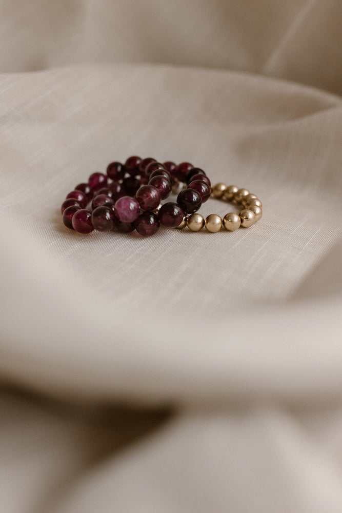 Bracelet Bead purple