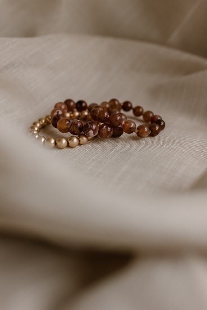 Bracelet set mottled