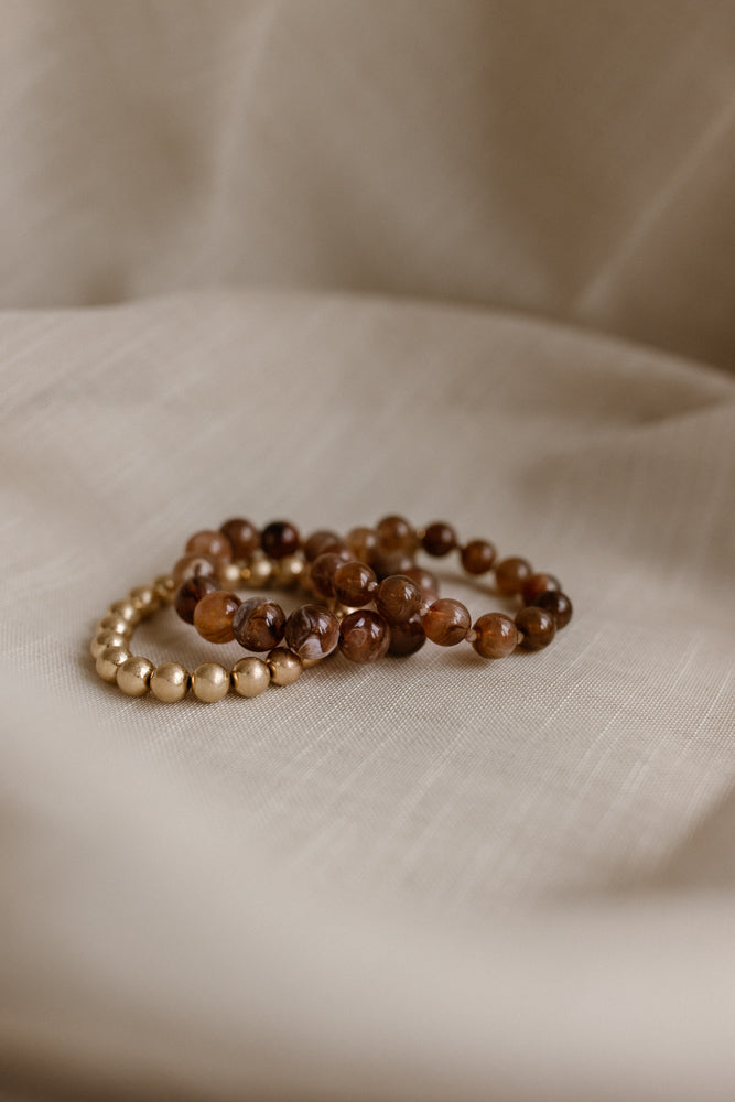 Bracelet set mottled