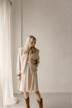 Gilet Teddy Beige