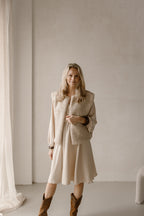 Gilet Teddy Beige