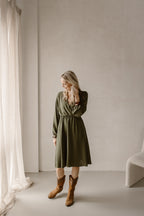 Jurk Keet leger groen