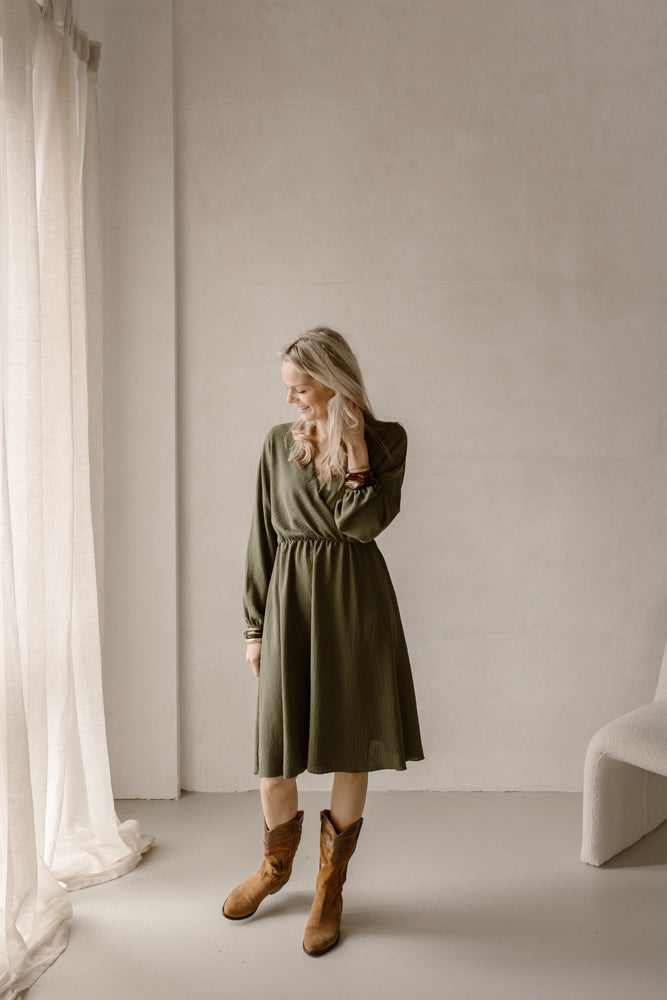 Jurk Keet leger groen