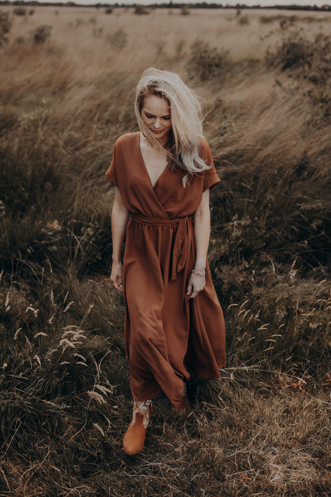 Robe Pleun camel