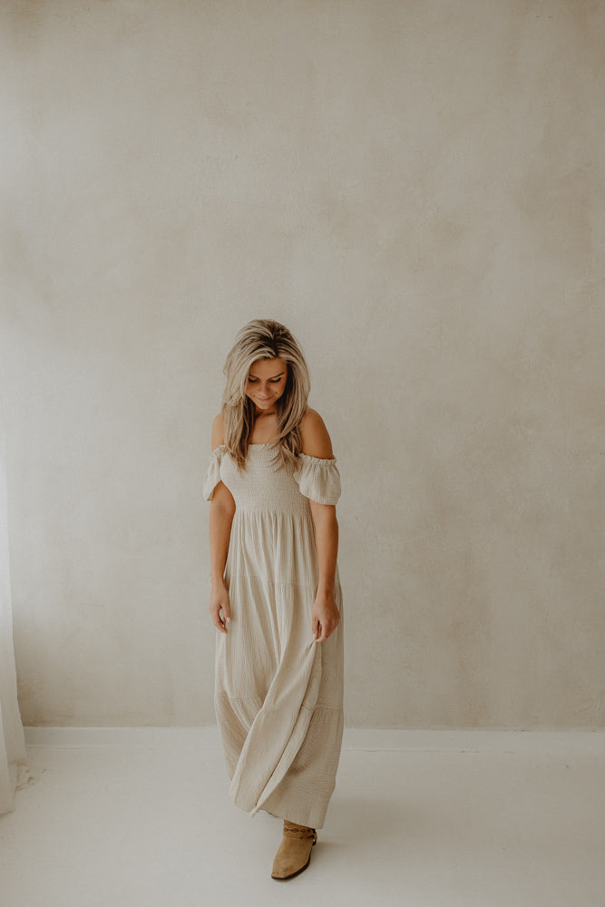 Jurk Claire beige