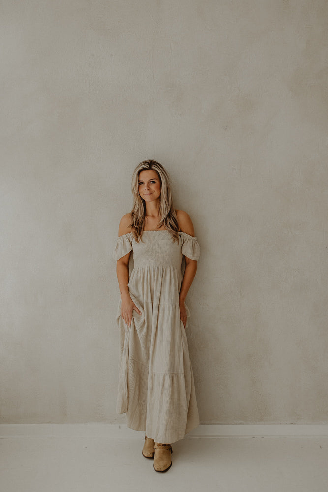 Jurk Claire beige