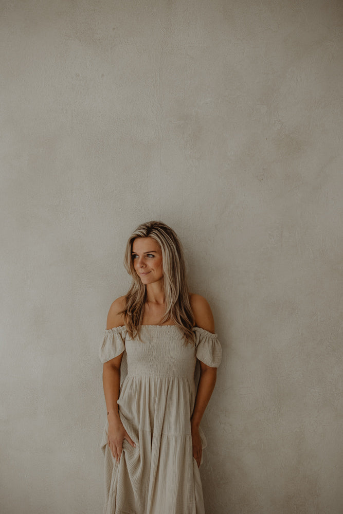 Jurk Claire beige