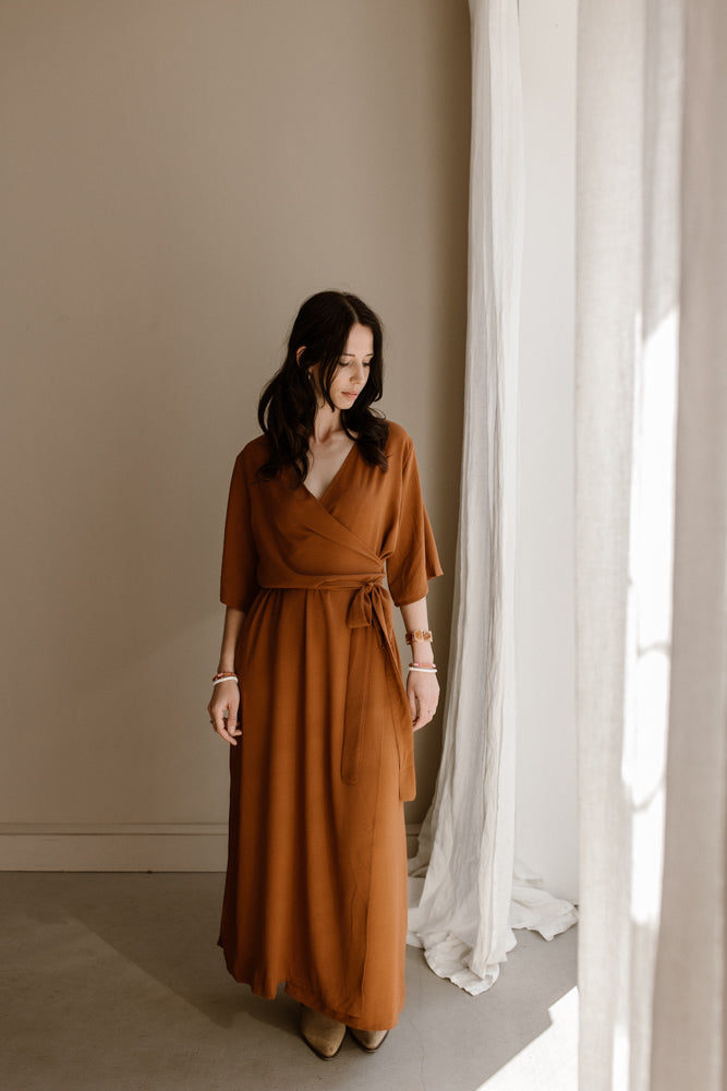 Dress Noor Camel