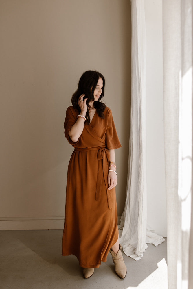 Dress Noor Camel