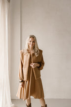Jurk Keet licht camel