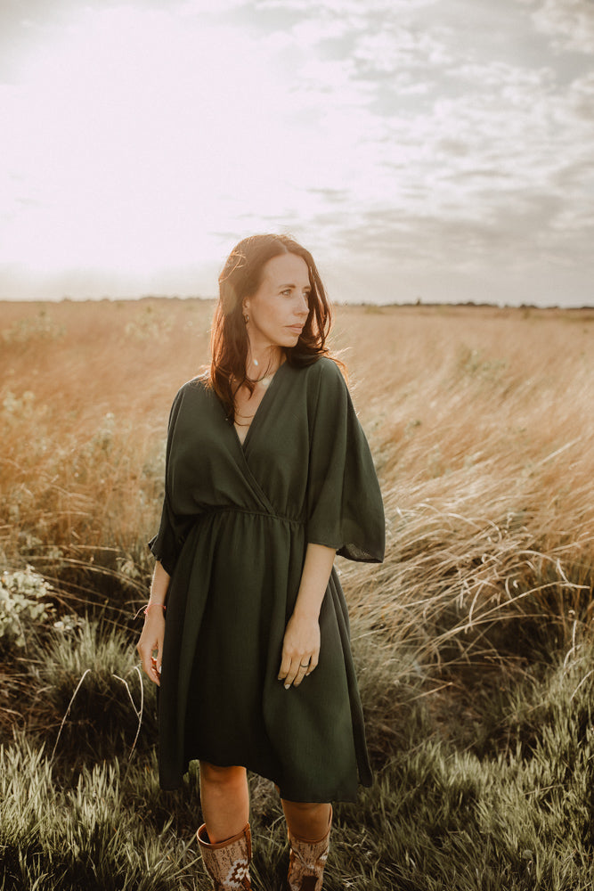 Jurk Guusje groen