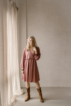 Jurk Keet oud roze