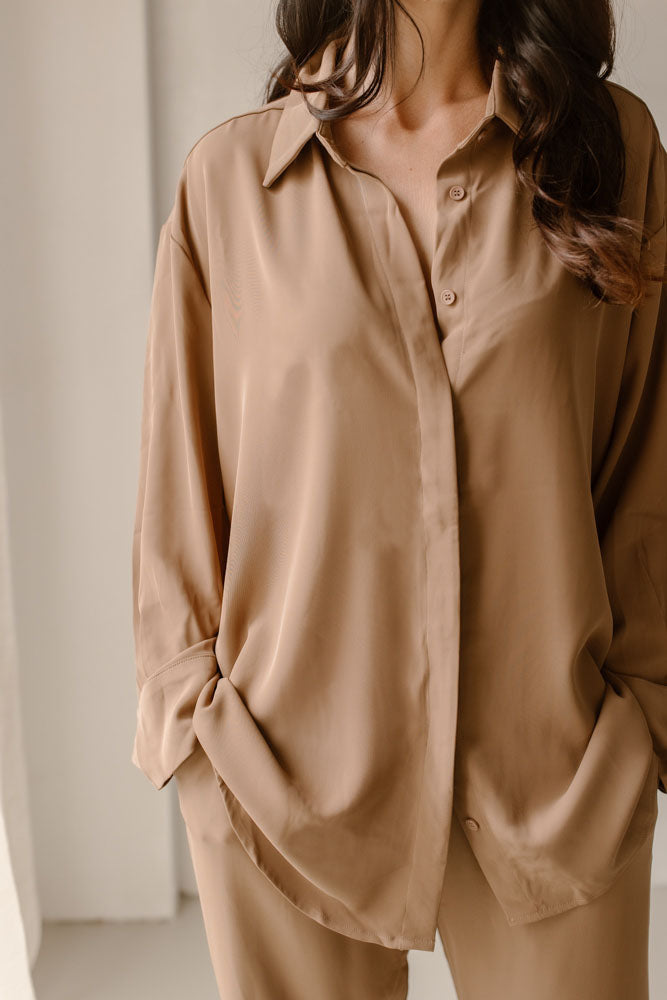 Pantalon Fay Camel