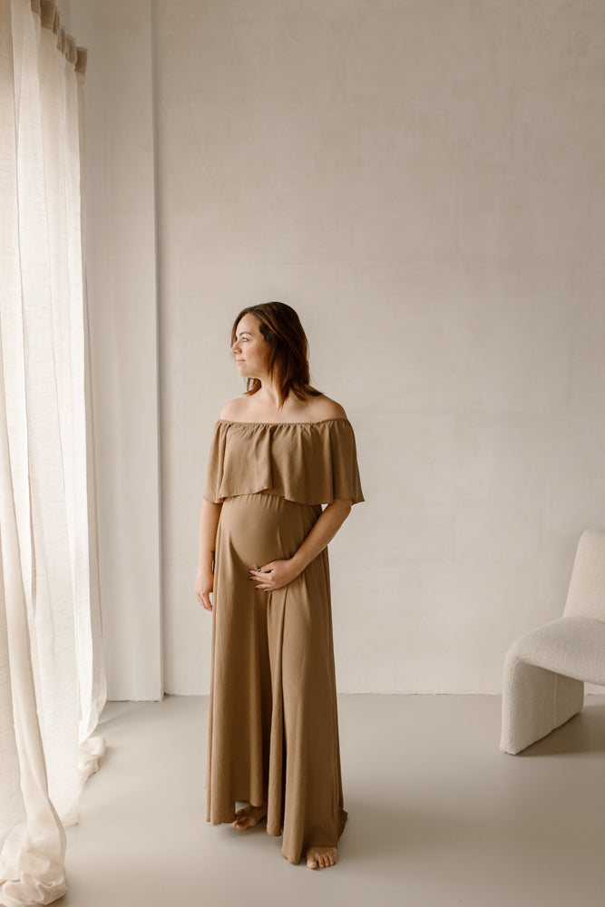 Jurk Yara Licht Camel