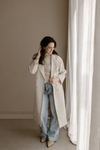 Jas Fleur Beige