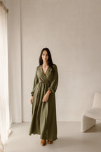 Jurk Coco leger groen