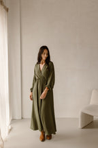 Jurk Coco leger groen
