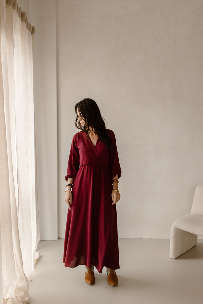 Jurk Coco burgundy