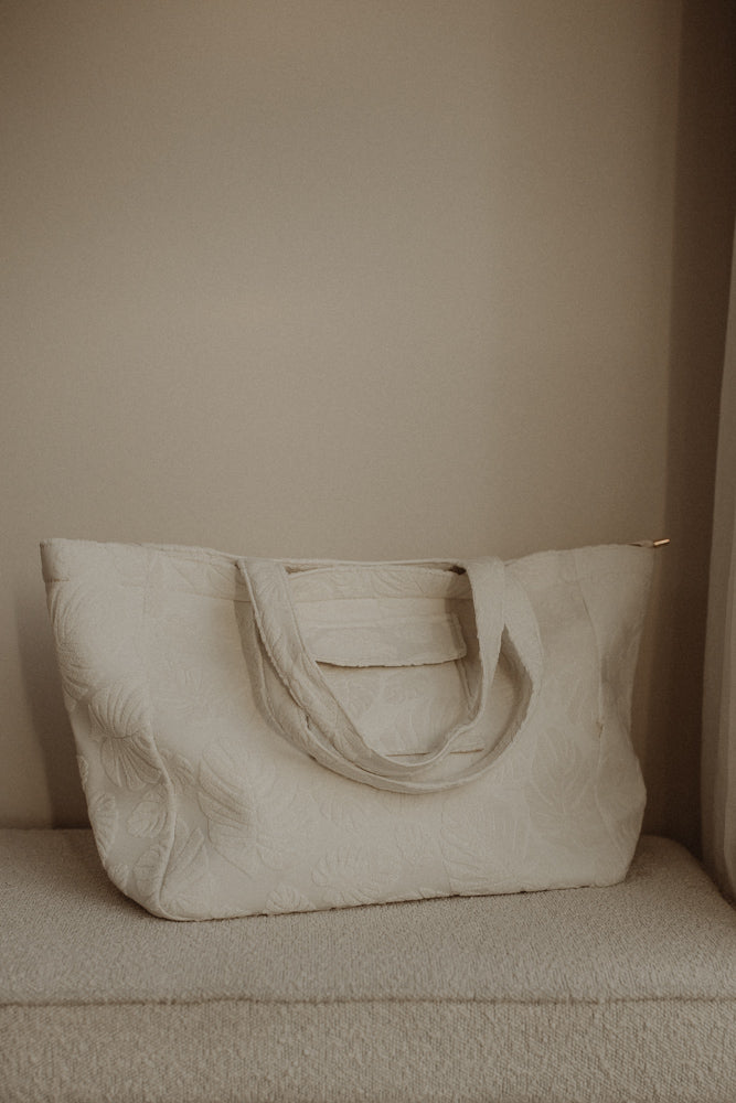 Tas Blad Beige