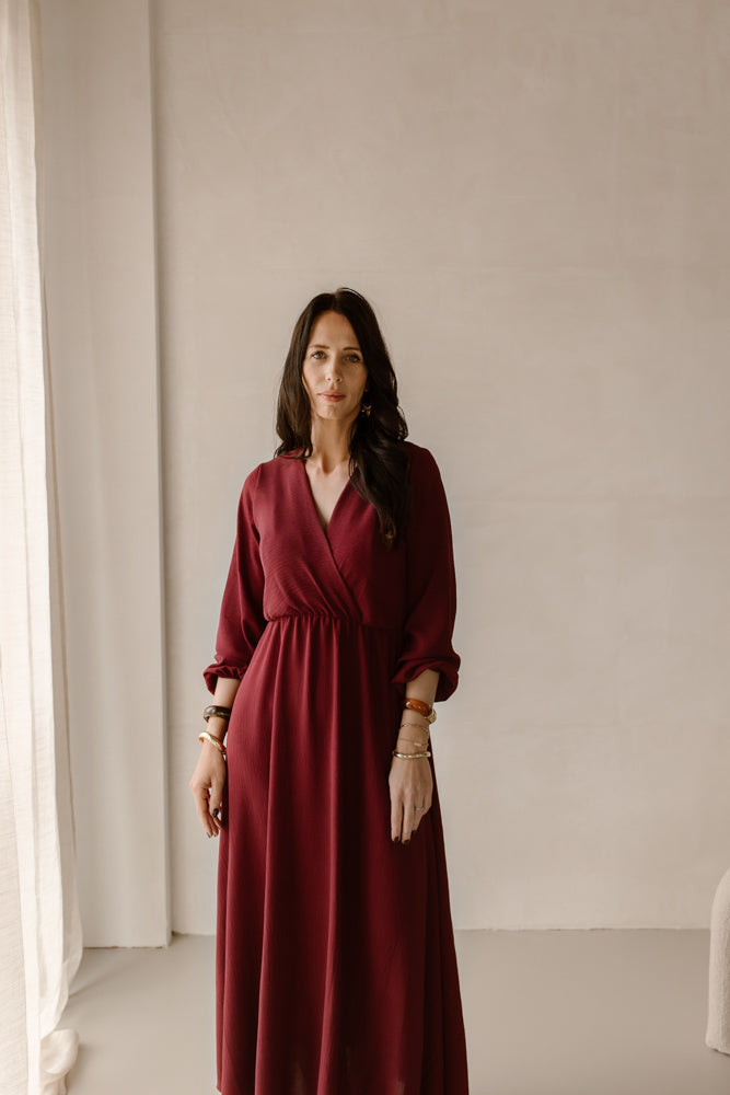 Jurk Coco burgundy