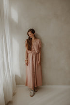 Robe Marly rose doux