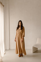 Jurk Coco licht camel