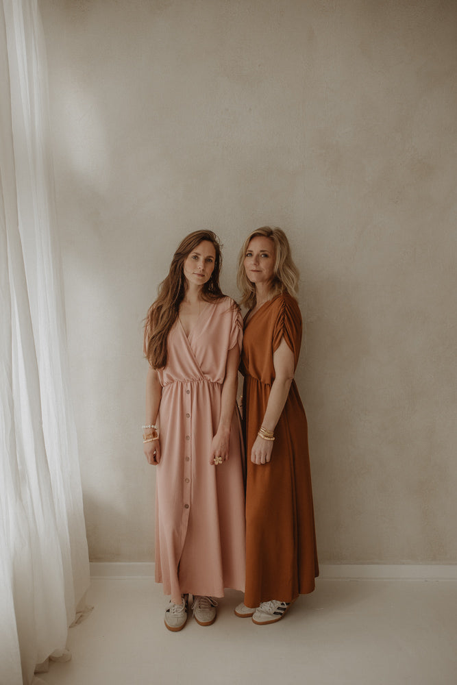 Robe Marly rose doux