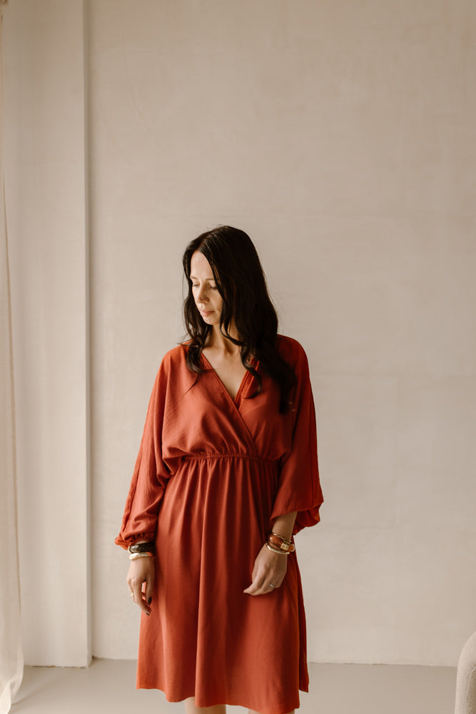 Jurk Pippa roest