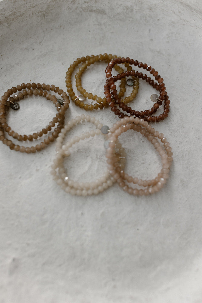 Bracelet Leya rose doux
