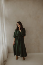 Kleid Guusje dunkel grün