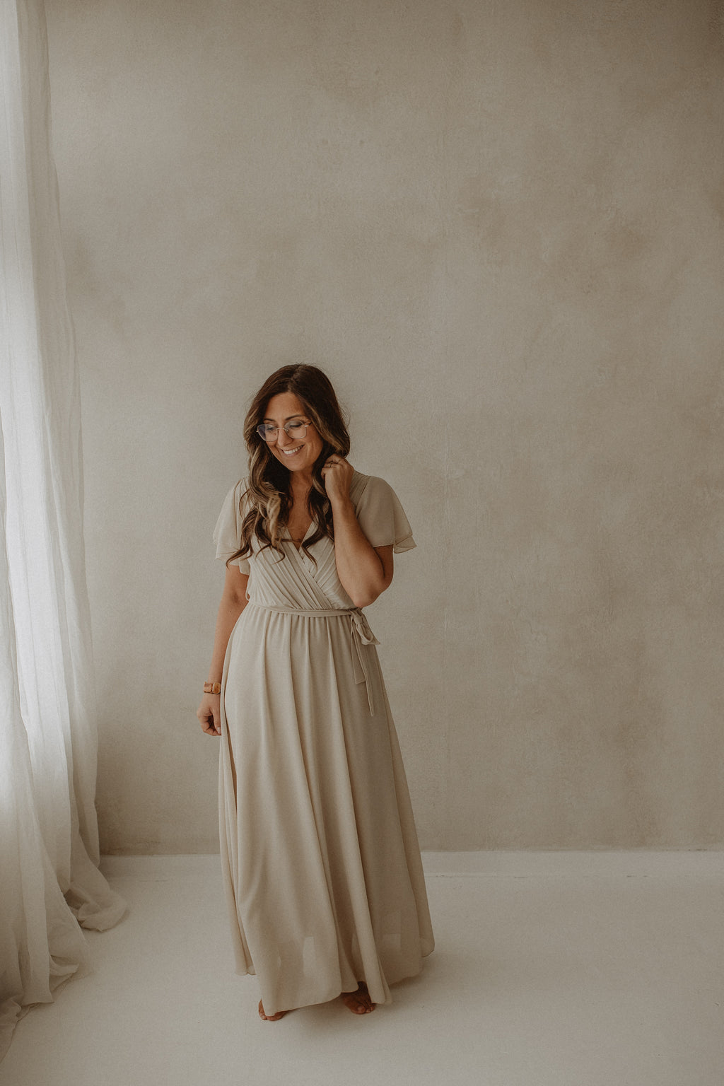 Jurk Mees beige