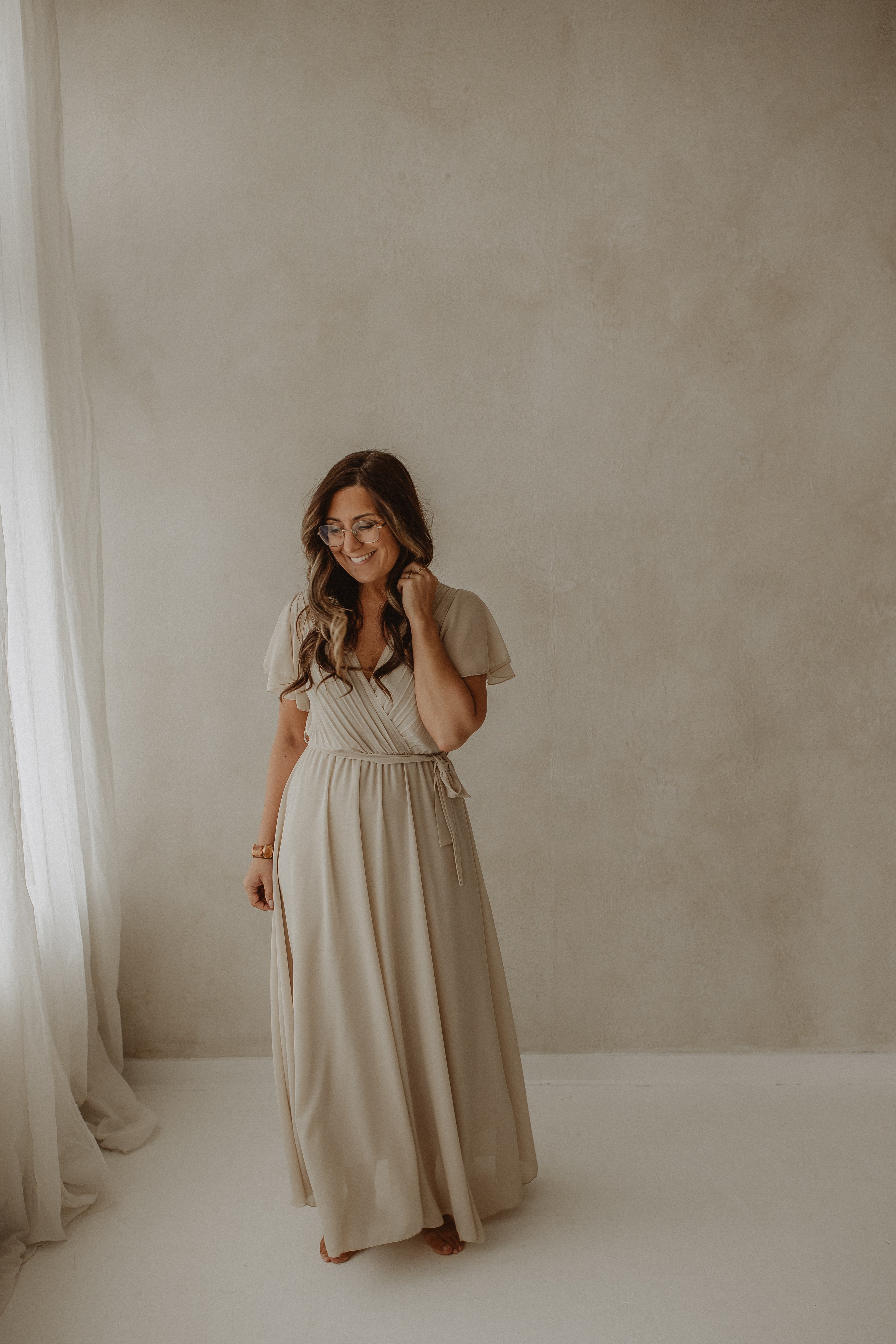 Jurk Mees beige