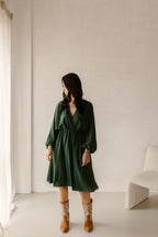 Jurk Pippa groen