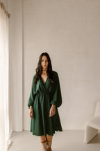 Jurk Pippa groen