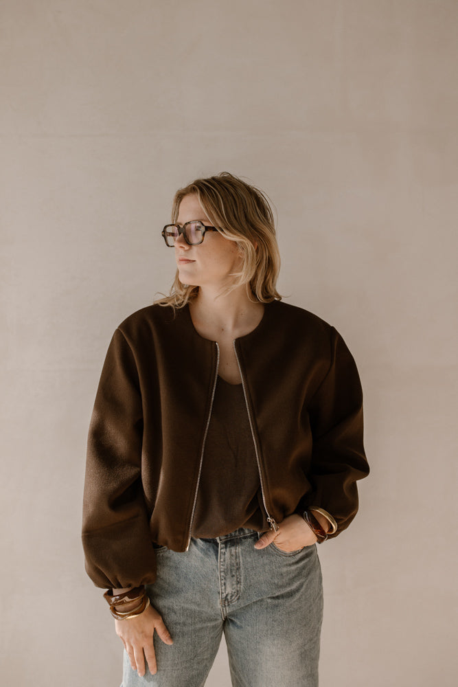 Jacket Guus dark brown