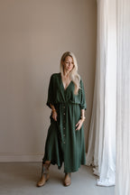 Kleid Guusje dunkel grün