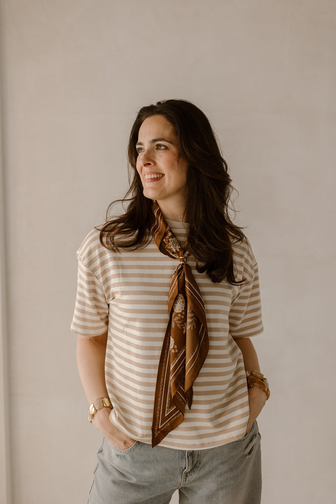 T-Shirt Suus Light Camel/Cream