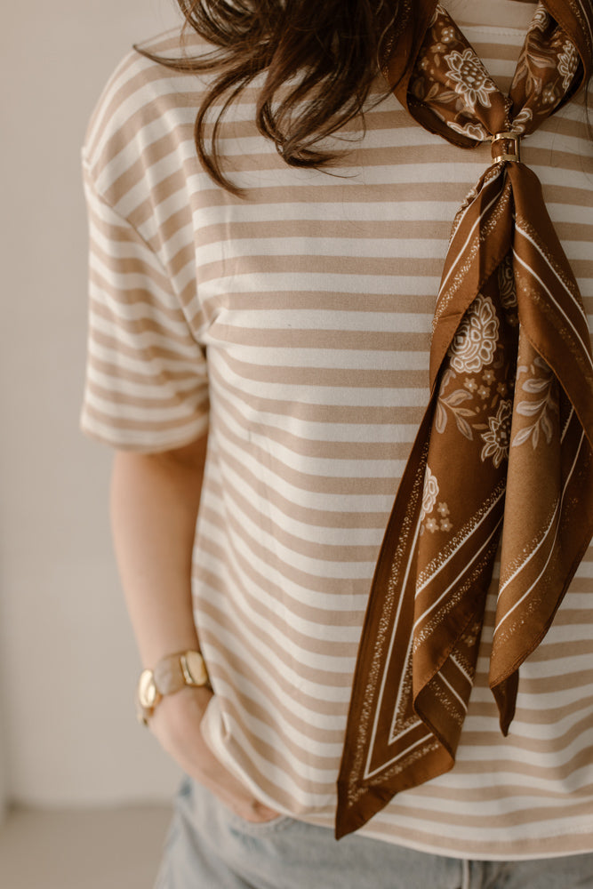 T-Shirt Suus Light Camel/Cream