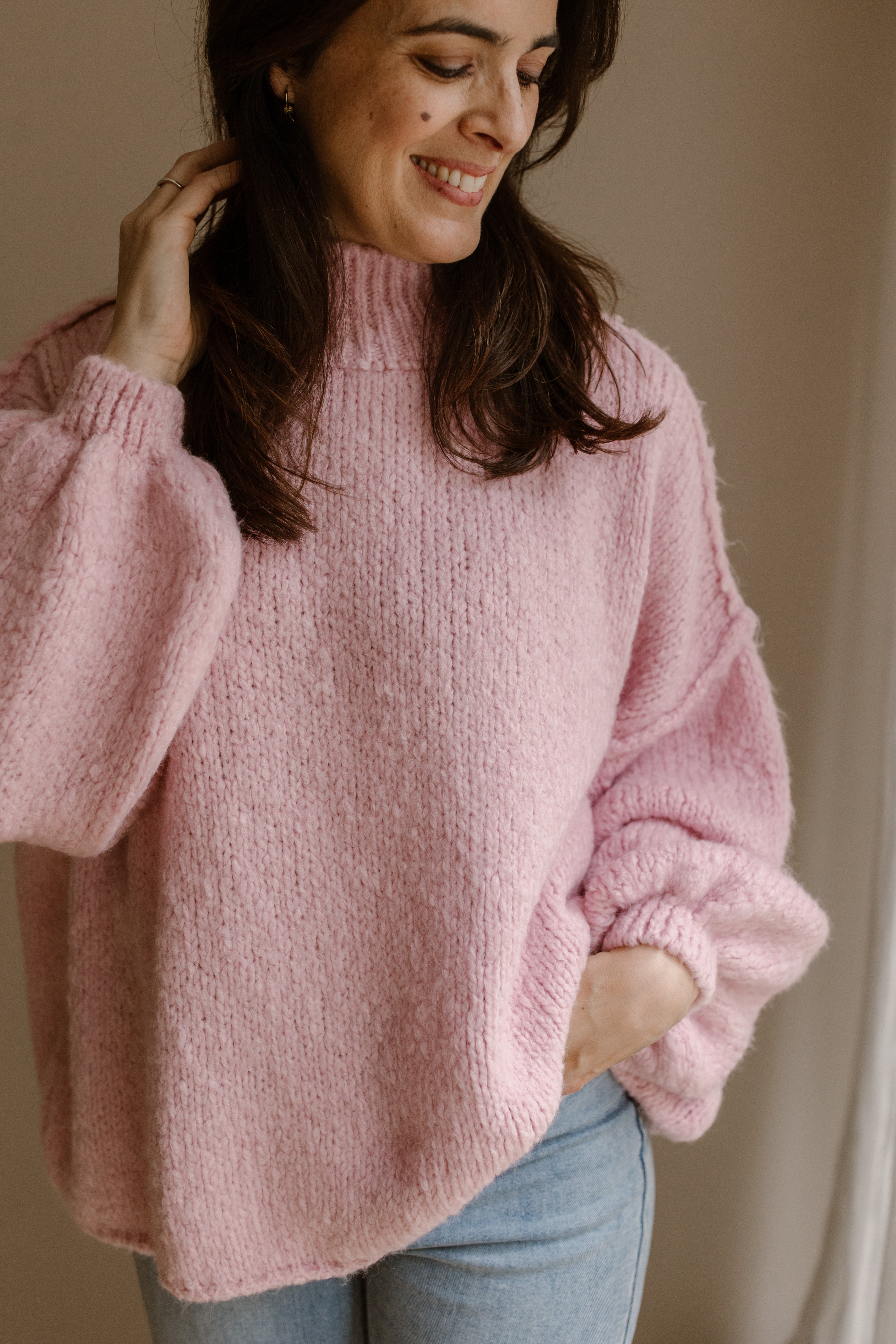 Sweater moon pink