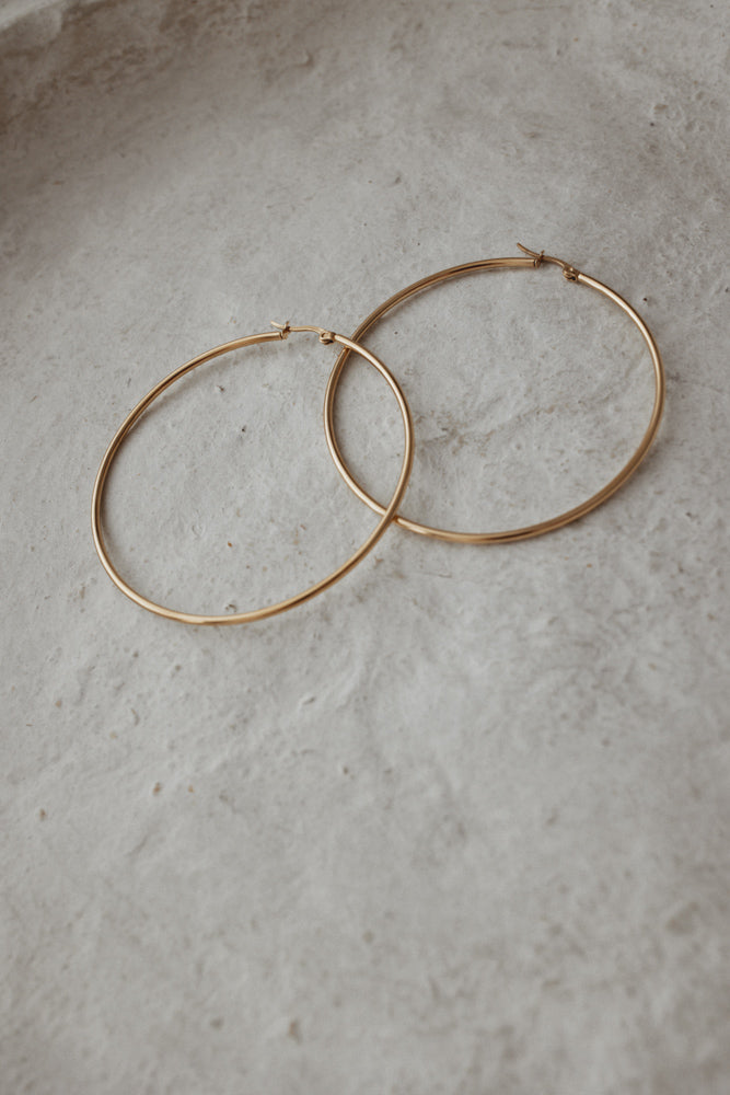 Boucle d'oreille Anneau 7 cm