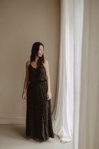 Top spaghetti strap black