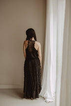 Top spaghetti strap black