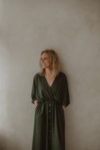 Kleid Guusje dunkel grün