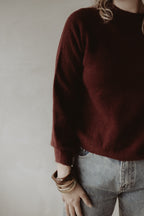 Sweater James bordeaux