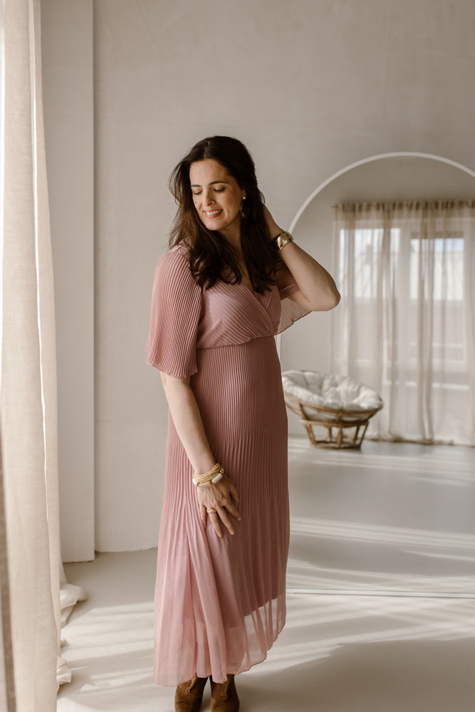 Robe Flore beige
