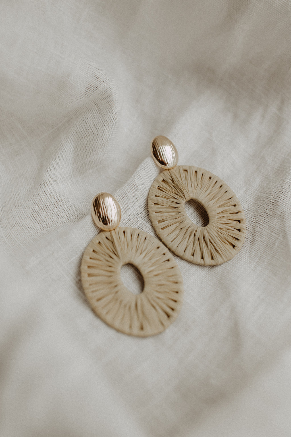 Earrings Nora Olive Green