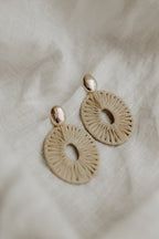 Earrings Nora Olive Green