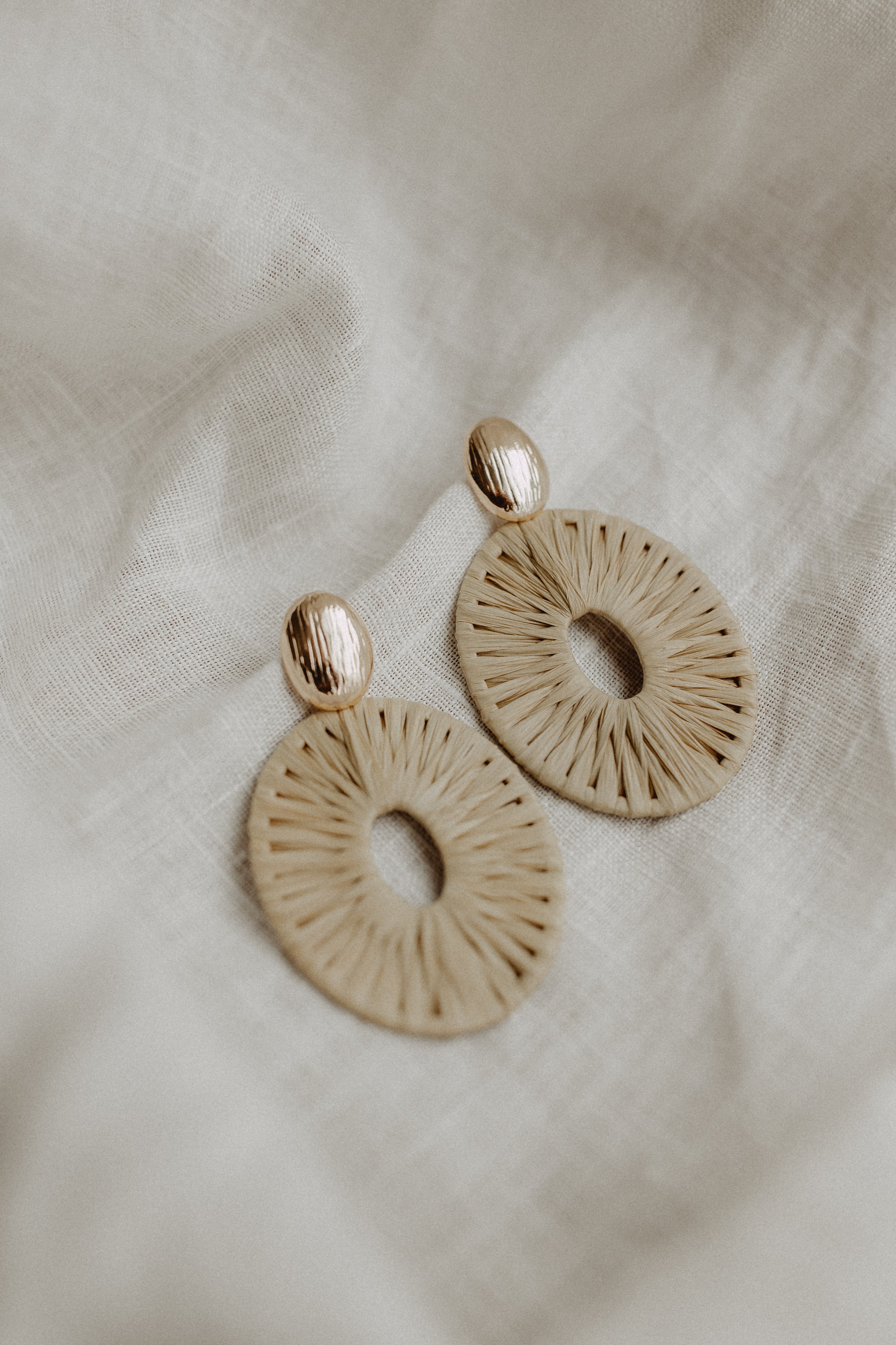 Ohrringe Nora Olivgrün